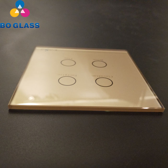 Customized Tempered Wall Touch Glass Switch Panel