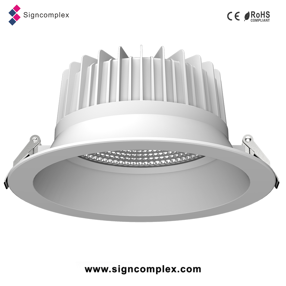 3years warranty CE/Rohs certificates 4300lm 35w Epistar COB downlight