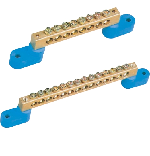 CET9-0812 8x12 brass bus bar terminal block