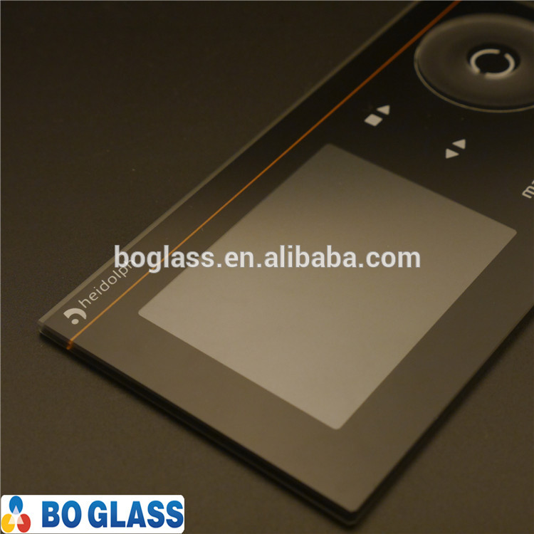 glass lighting cover with white silkscreen from China Manufacture