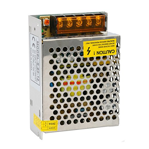 AC110V/220V to DC12V 5A 60W Switch Power Supply Driver for LED Light with factory price