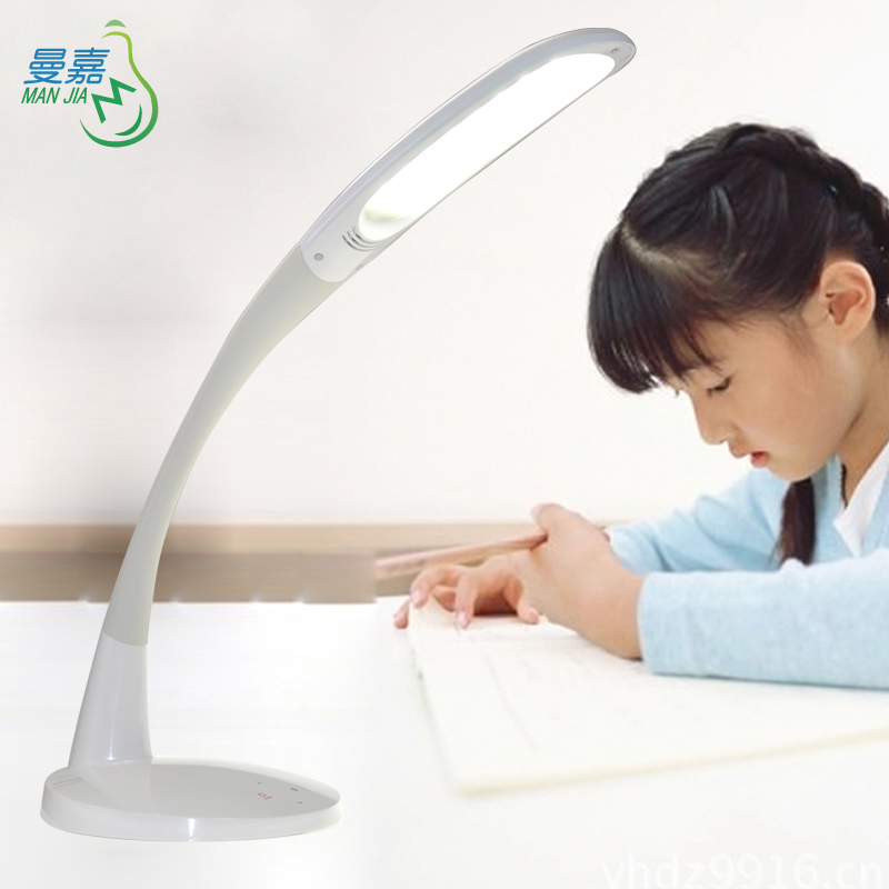 Gooseneck adjustable eye protection table light 12V 5 level dimming touch study lamp led desk lamp usb
