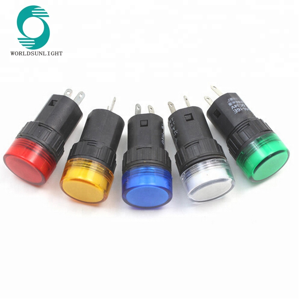 AD16-16E,16mm colorful LED light Signal Lamp, LED Pilot Lamp,LED Indicator