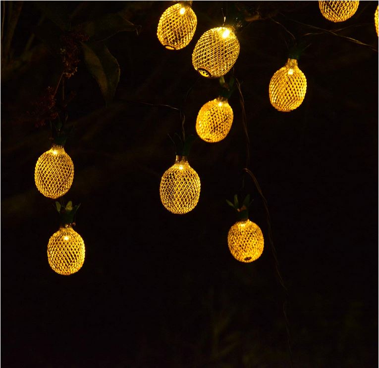Fruit Pineapple Lemon String Lights Led Christmas Lights String Lights Outdoor