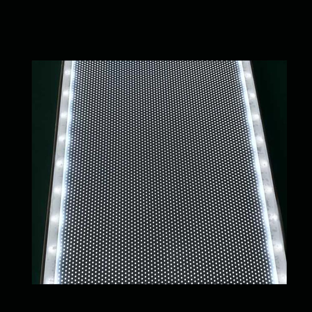 Frameless pmma laser panel LGP diffuser sheet for side lighting Dot matrix printed acrylic LED Light Guide plate