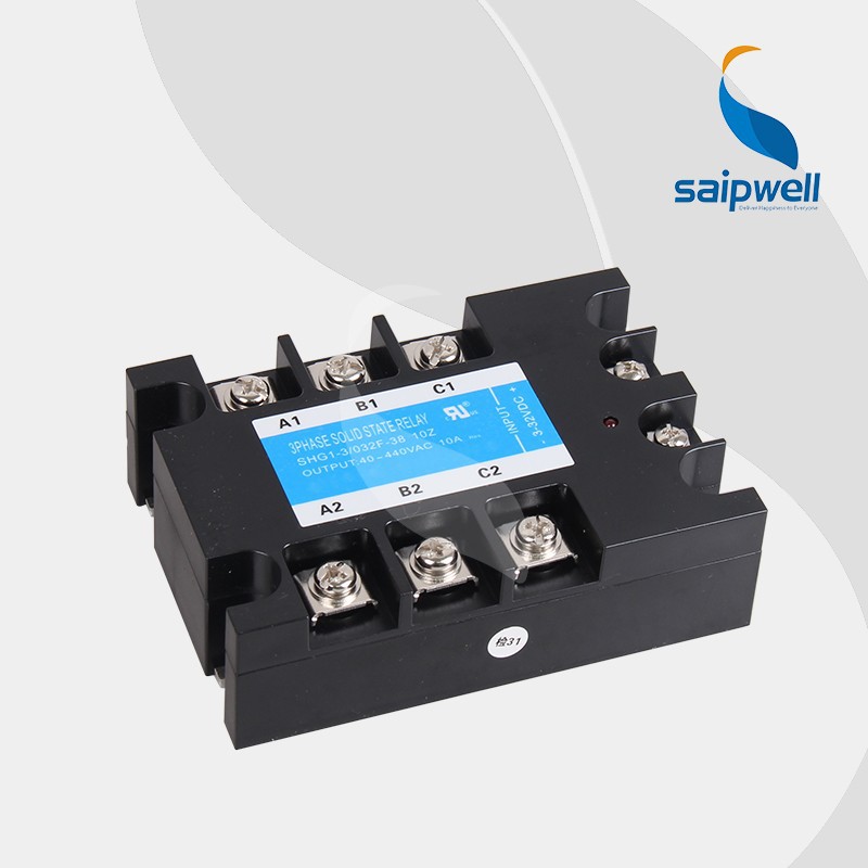 SAIPWELL/SAIP 3-32VDC LED Indicate Seal Type Three Phase Power Electrical SSR Relay