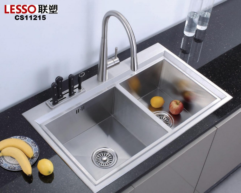 CS11215 1.0mm stainless steel kitchen sink kitchen sinks stainless steel