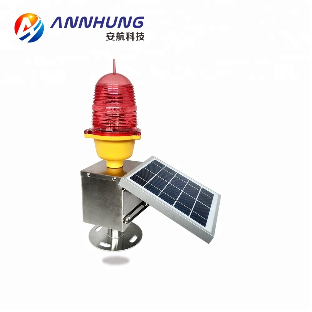 Low-intensity Solar Powered Aviation Light/Obstruction Light/aircraft warning light