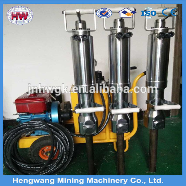 hydraulic core splitter/hard rock drilling/ portable rock splitter