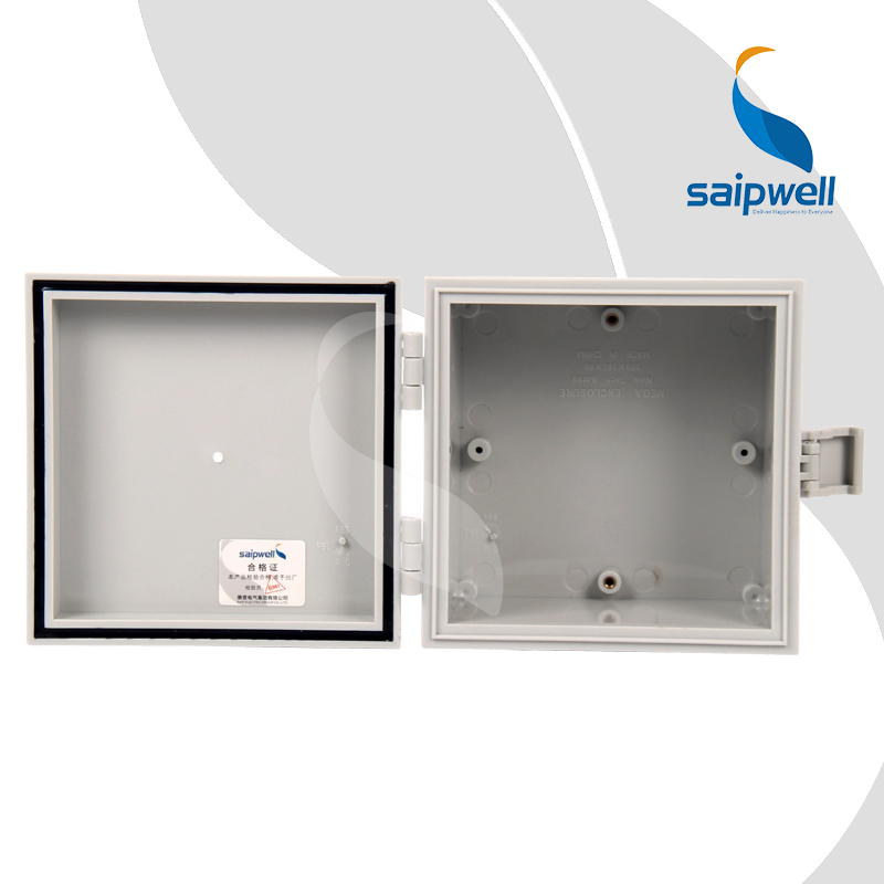 SAIPWELL J ABS PVC Din Rail Watertight Outdoor Electronic Enclosures