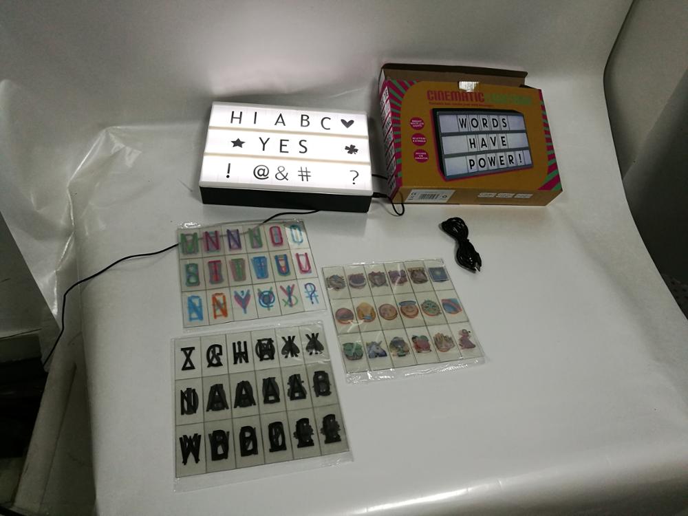 DC5V USB Wire Customized DIY Free Combination Letters advertising slim light box