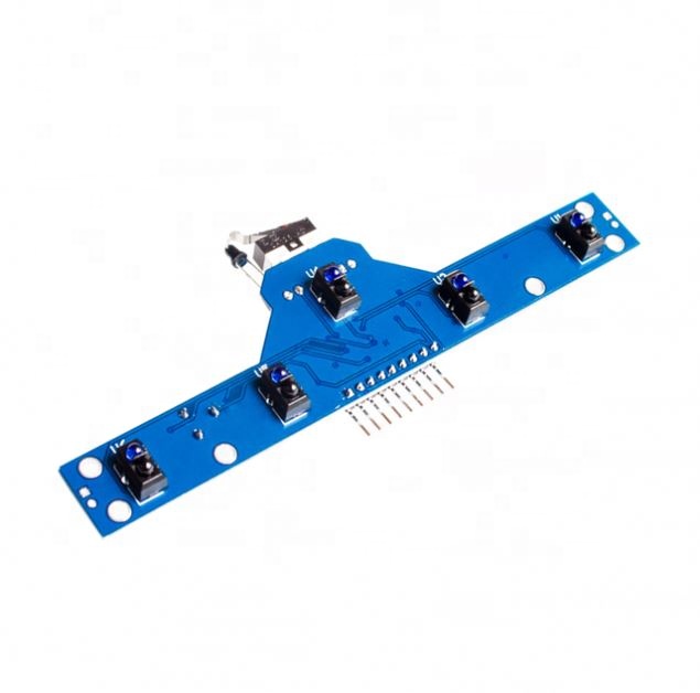 Smart Electronics Five road tracing module tracing sensor tracking module 5 functions to send routines TCRT5000