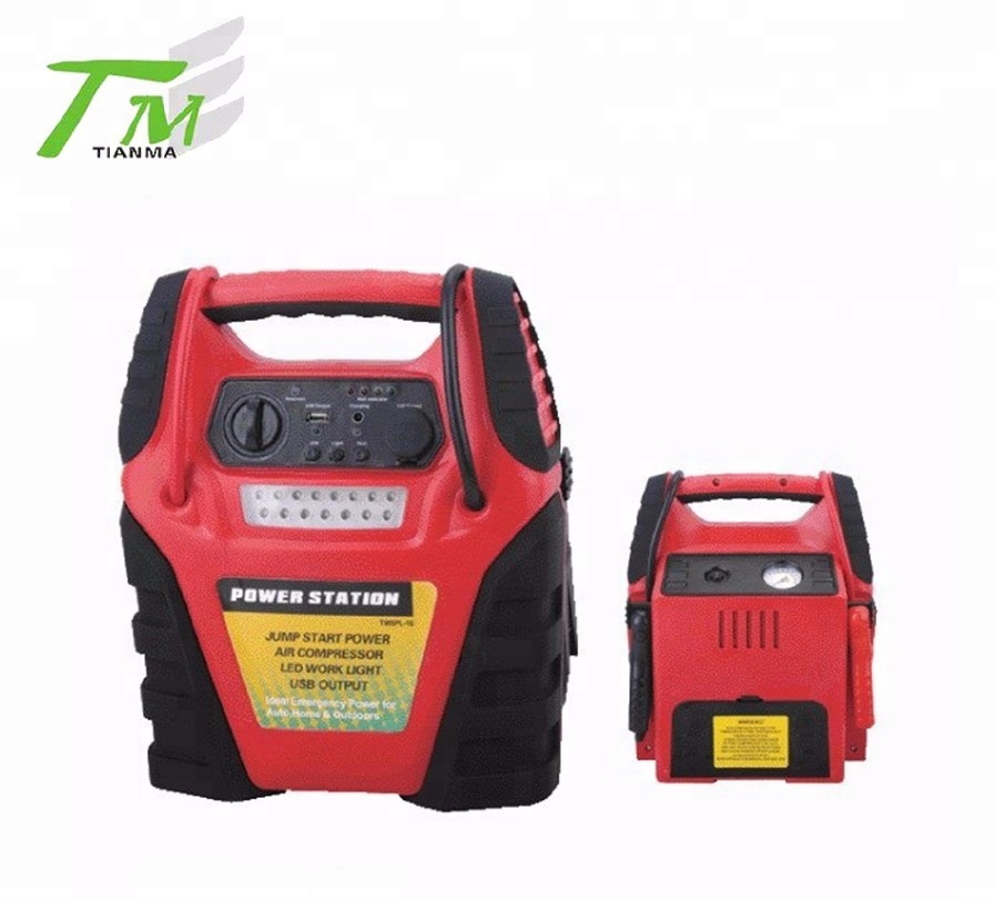 Popular power station with large battery capacity 17AH car jump start 12V jump starter