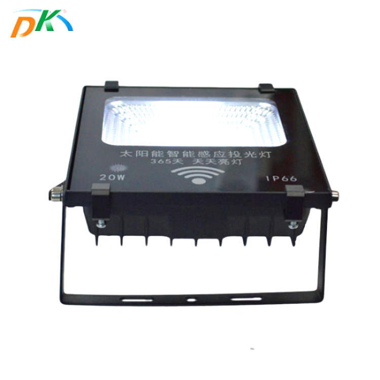 DK LED Supplier high quality IP66 waterproof outdoor LED Flood Light With Solar Panel