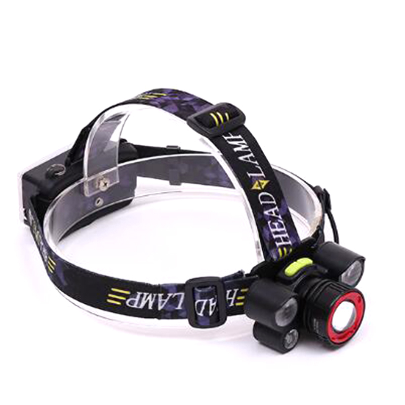 High quality spot wholesale convenient outdoor camping lighting rechargeable headlamp flashlight led head light