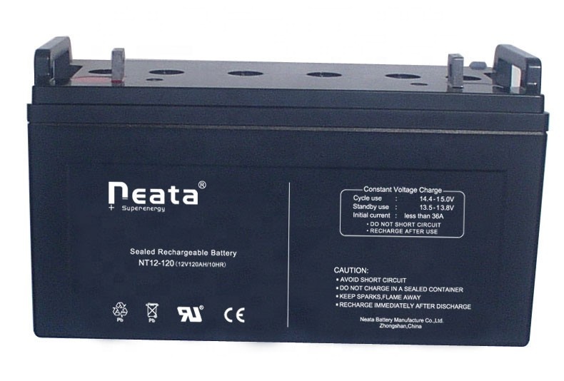 Rechargeable lead acid solar street light storage battery 12v 100ah 120ah for solar panel system as power supply