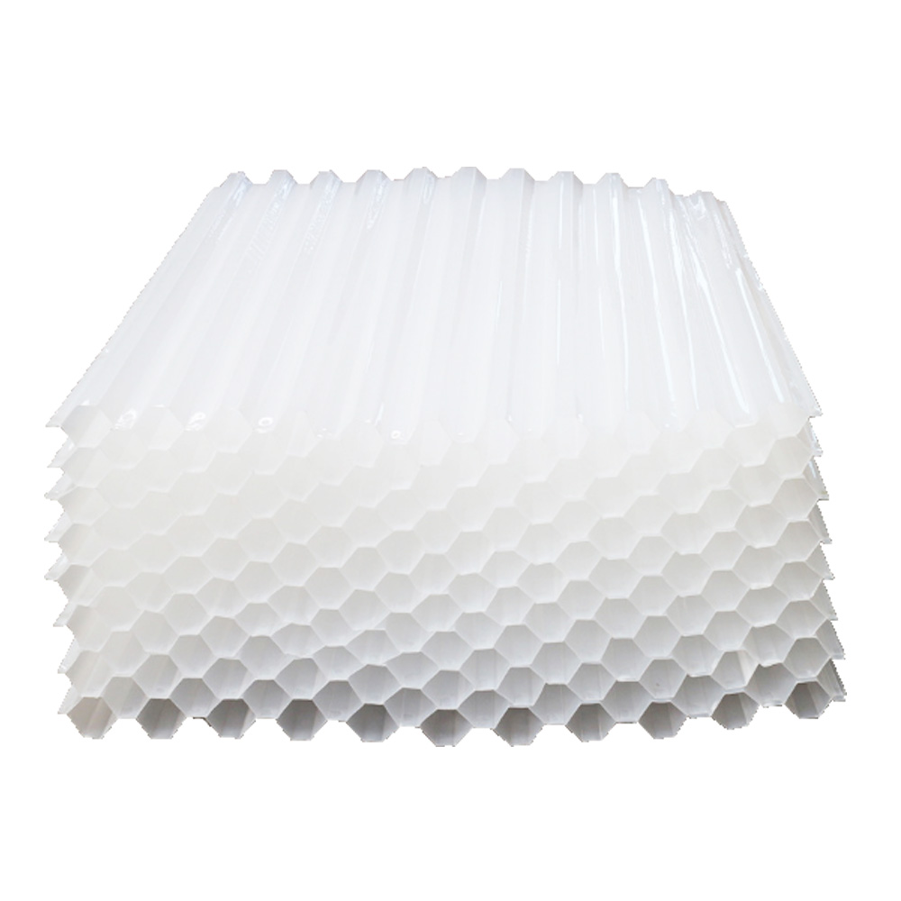 80mm  Lamella honeycomb packing pvc inclined honeycomb tube settlers