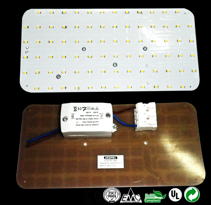 80 LED ip65 rectangular bulkhead light