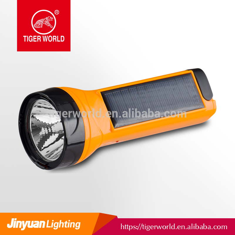 Emergency high power led bulb portable solar flashlight