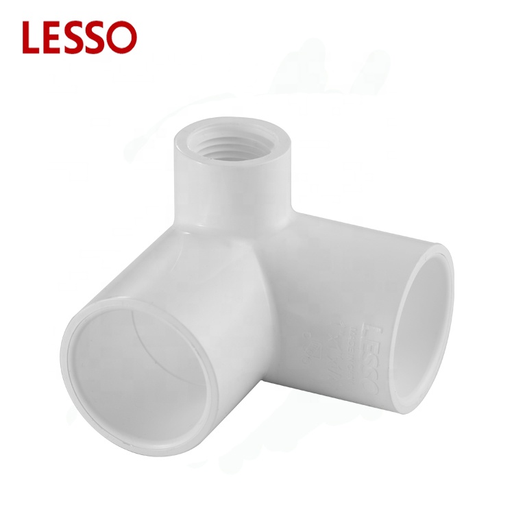 LESSO ASTM standard PVC SCH 40 Schedule 40 fittings side outlet elbow