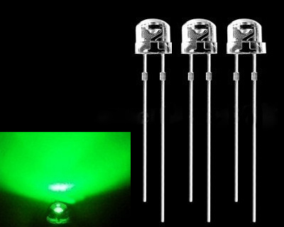 hot sale Diffused color dip 546 green led diode 5mm oval without stopper led for outdoor display