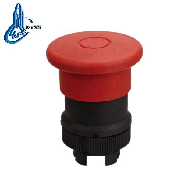 good quality emergency mushroom head pushbutton control switch ip54 head cover/switch head LAY5-ET4