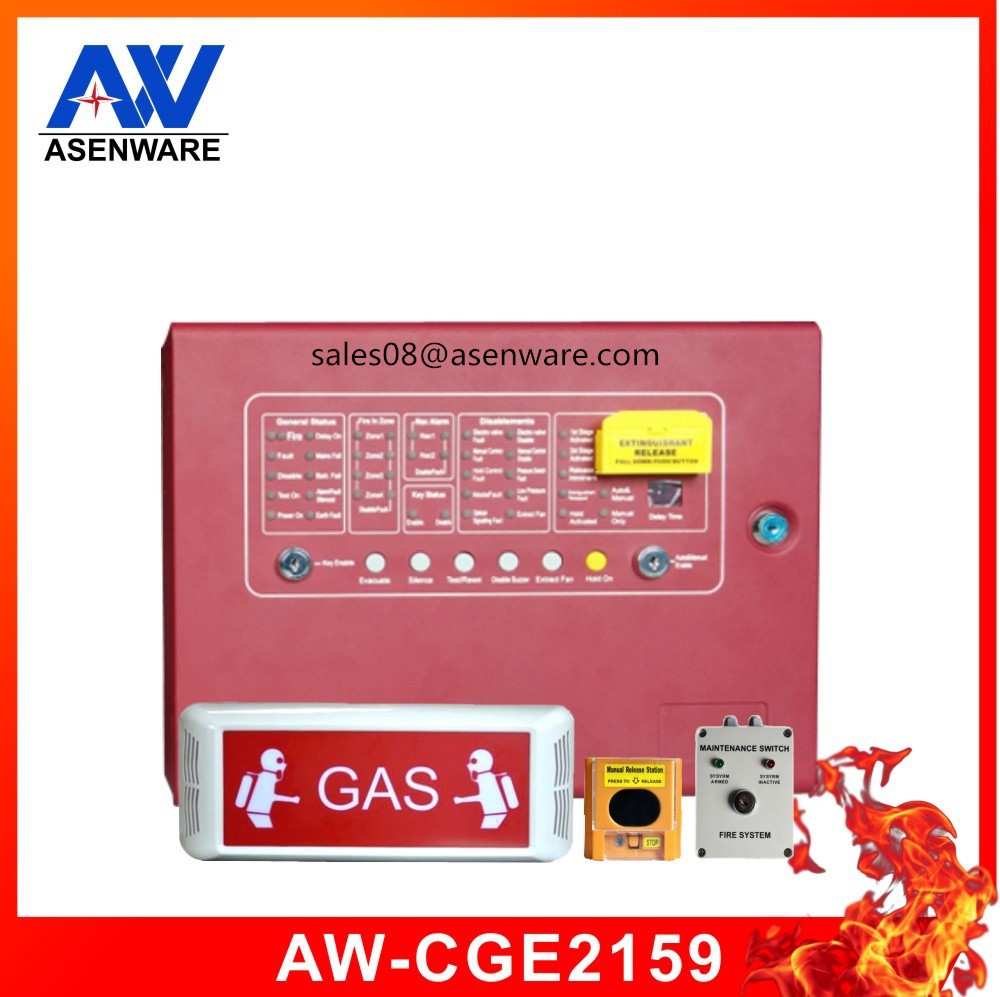 agent release fire alarm control panel fm200 co2