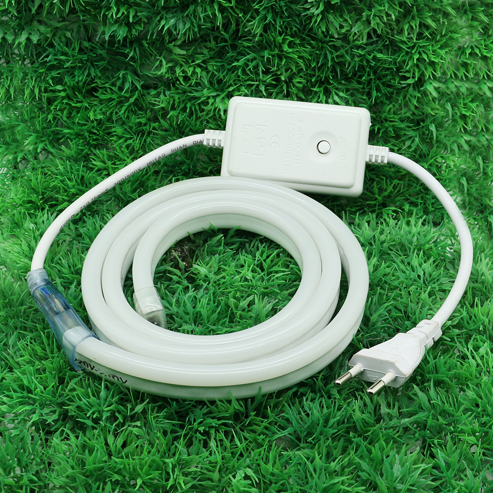 1m/2m/3m/4m/5m Neon Dance Party DecorNeon LED Flexible EL Wire Rope Tube Waterproof LED Strip With Controller