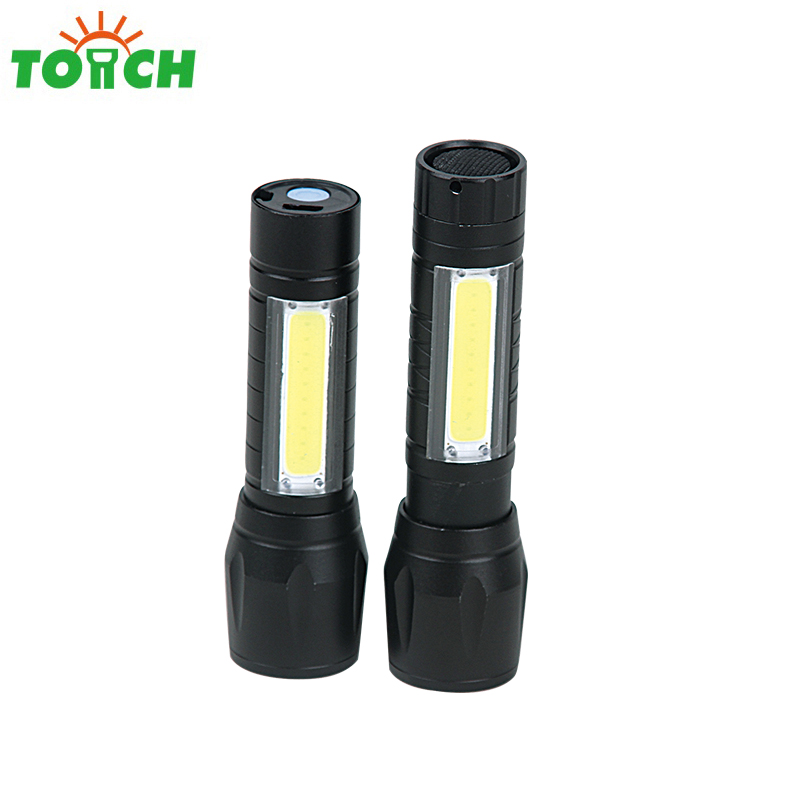 mini flashlight kit usb rechargeable led lantern portable waterproof led torch