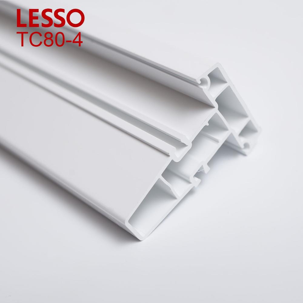 White and bone white extrusion pvc window profile with anti-typhoon function