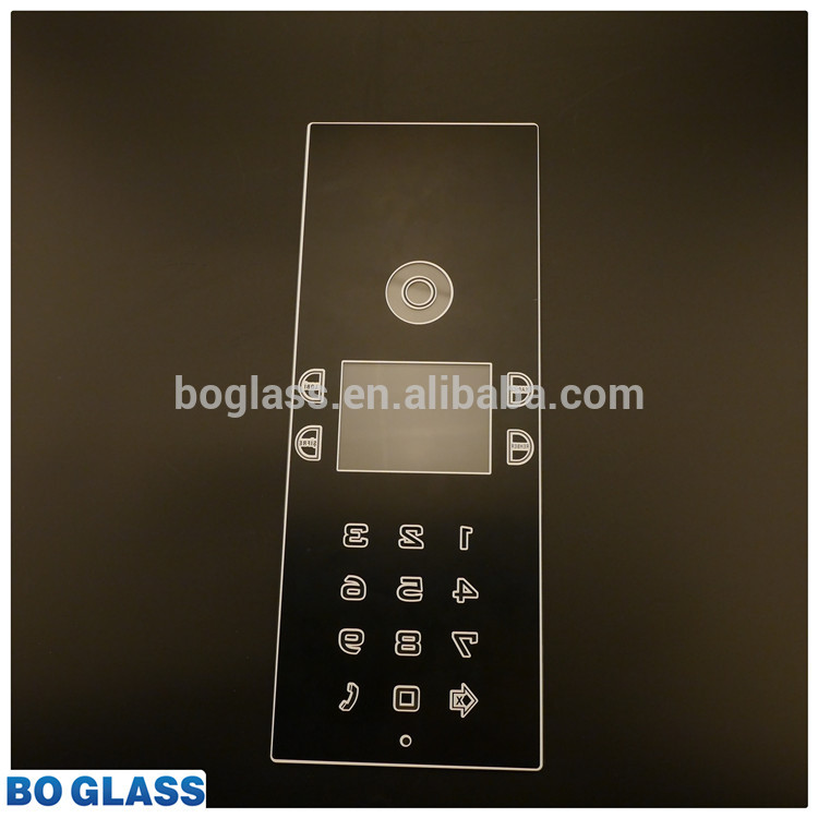 Custom Back Printing Tempered Front Touch Wall switch Glass Panel