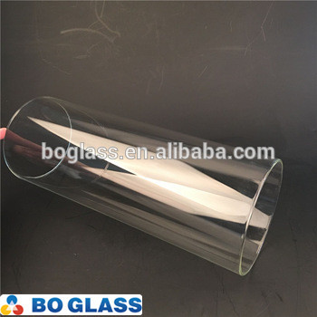 different diameter borosilicate glass tube with polished edge