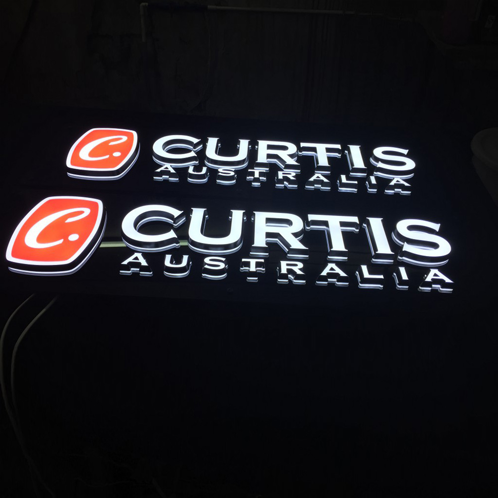 Hot sale Factory supply LED frontlit and backlit Mini acrylic sign letters for advertising