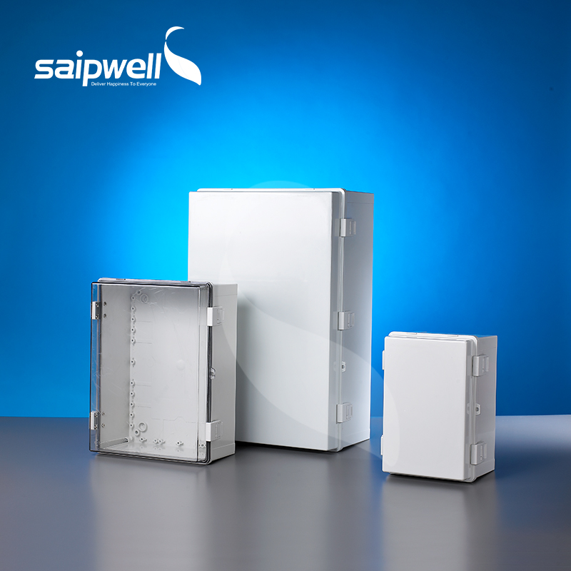 SAIPWELL J Waterproof Control Box IP67 Metal Hinged Electrical Enclosure