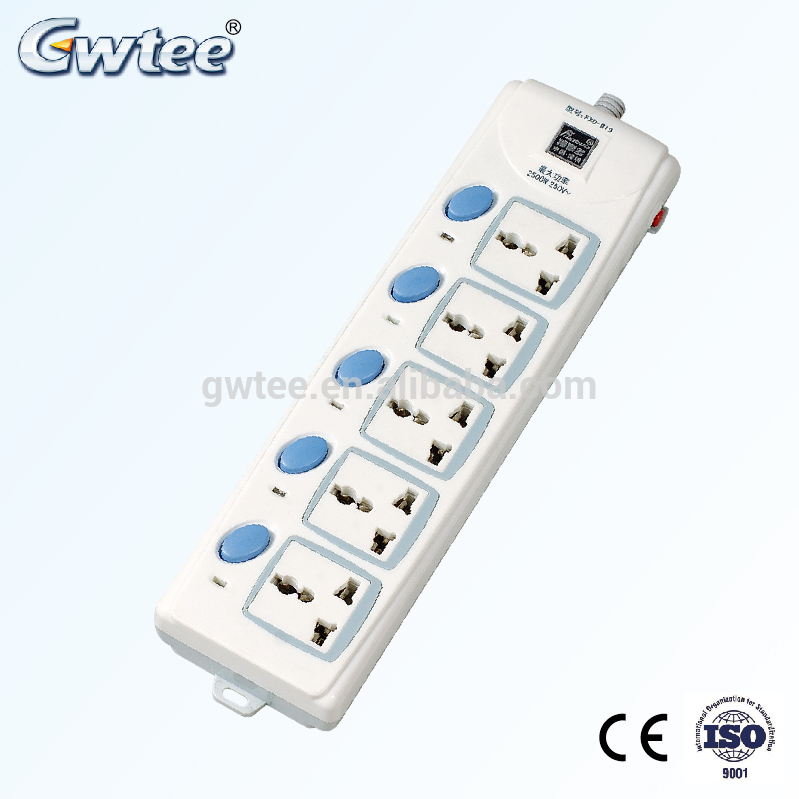 universal power cords extension socket with surge protection