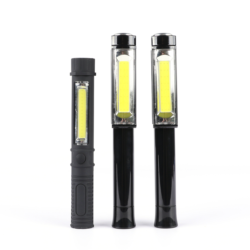 Factory direct long strip mini convenient plastic LED camping outdoor work light cob with magnet