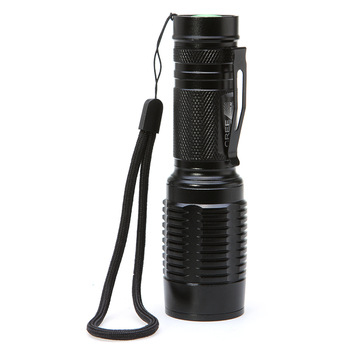 Wholesale high quality high power aluminum alloy torch light self defense led flashlight with rechargeable battery