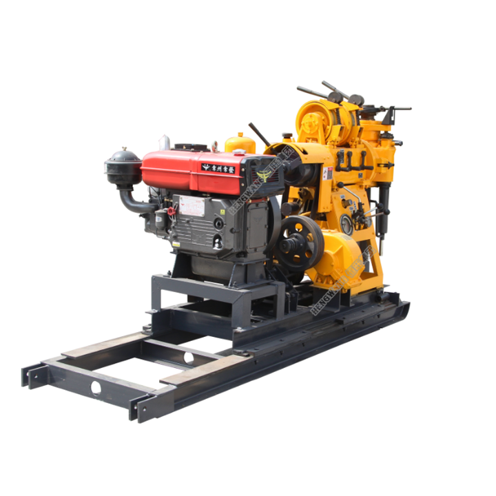 Water well Drilling Rig of hydraulic crawler type down-the-hole drilling rig of QYZJ-150 with drill depth 200m