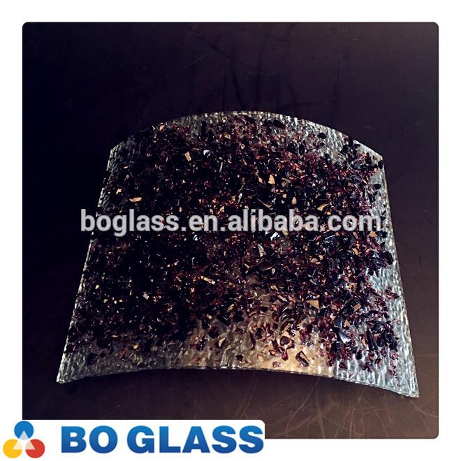 Customized decorative art glass pane in high quality