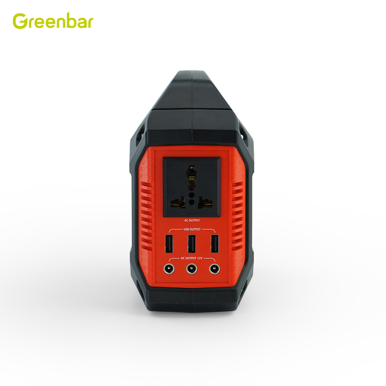 Greenbar 100W outdoor use emergency portable solar powered generator for camping