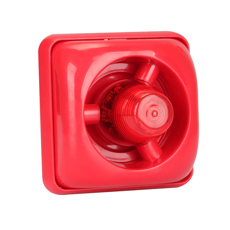 sirena de alarma altavoz mini Fire Strobe Sounder Siren for Fire alarm system with flash light