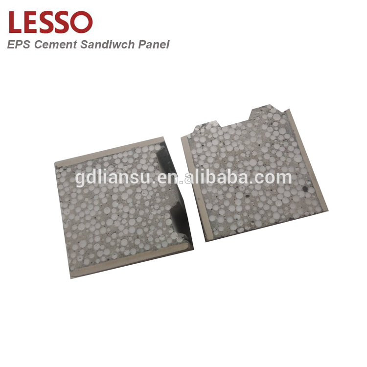 Fireproof fiber cement board sandwich panel for interior partition wall