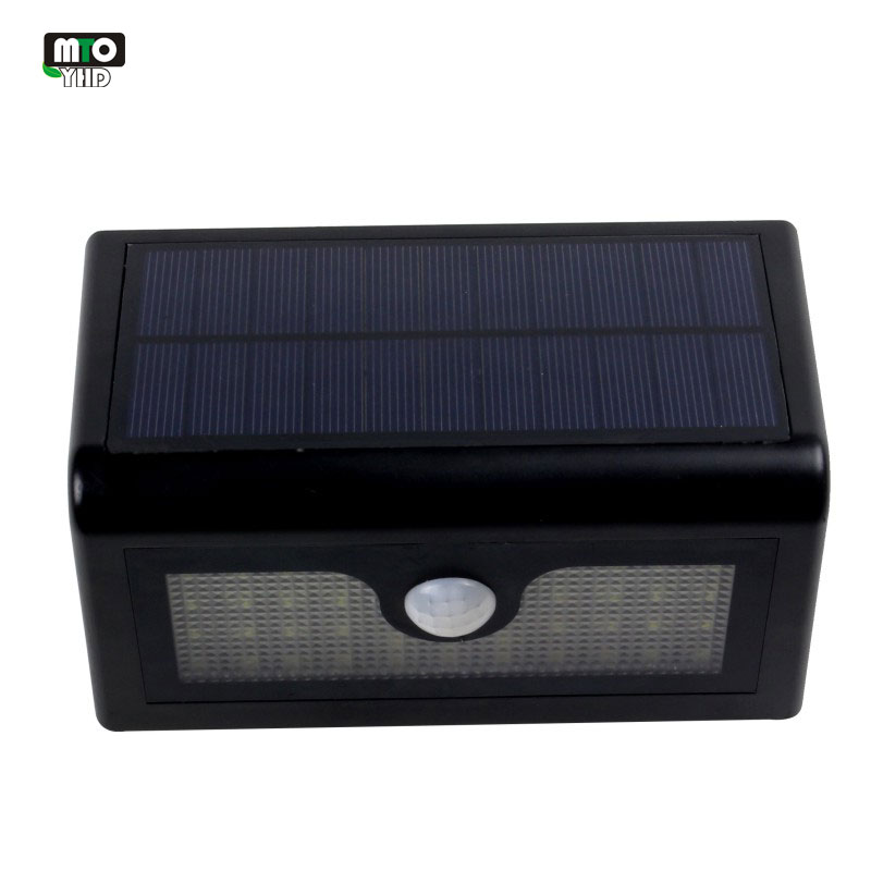 2018 newest wall mounted outdoor motion solar wall light
