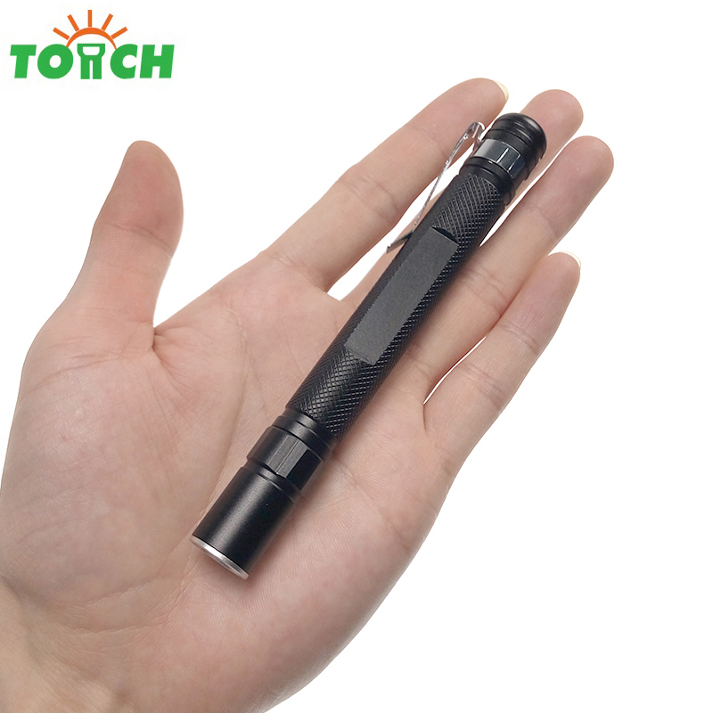 Aluminum Portable Mini XPE Zoomable Pen light for Medical & Promotion Gift with Clip