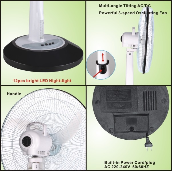 3-speed electric portable ventilation fans