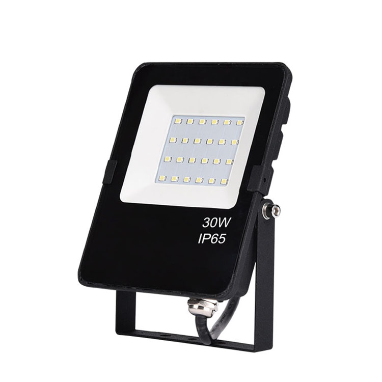 Ningbo Die Cast Aluminum LED Flood Light Housing SMD Thin Design 30W LED Flood Light