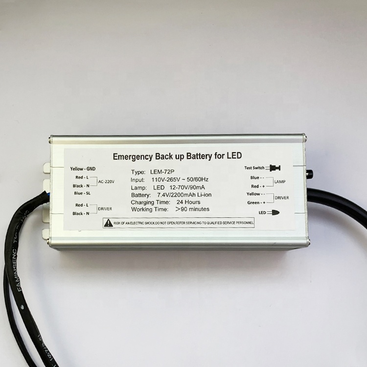 Led panel emergency pack