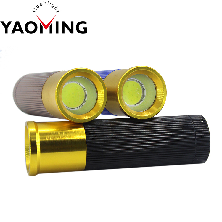 Promotional Torch Mini Aluminum 3W COB AAA Bright LED Flashlight