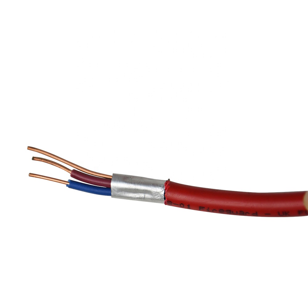 Fire proof fire resistant red cable wire