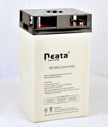 Neata Maintenance Free Rechargeable Sealed Lead-Acid UPS battery 2V 400Ah 2 Volt Solar Batteries CE ROHS UL ISO REACH